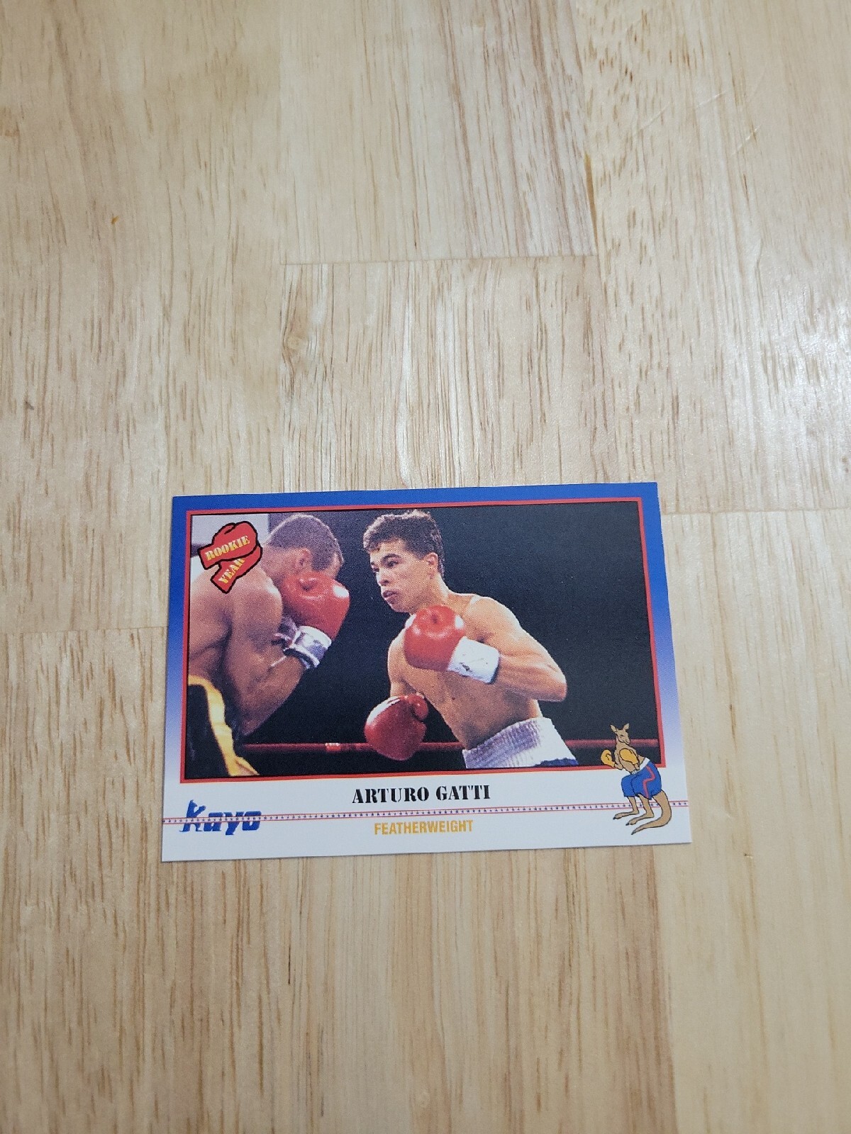 1991 Kayo ARTURO GATTI #169 Rookie Year Card RC Featherweight Boxing Card