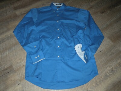 slim fit dress slacks Chaps Striped Shirt | Large main image 1