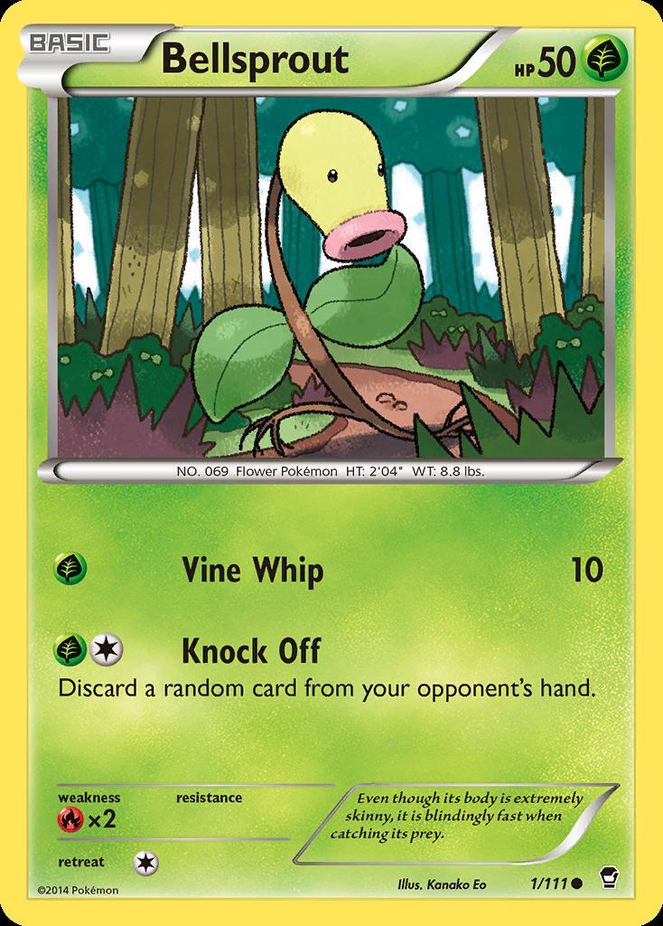 Pokemon Bellsprout (1/113) Furious Fists LP