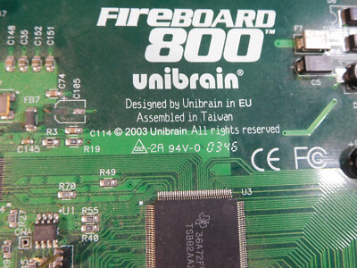 Unibrain Fireboard 800 Adapter Card