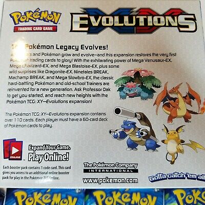 POKEMON XY EVOLUTIONS BOOSTER PACK CODE TRADING CARD GAME ONLINE