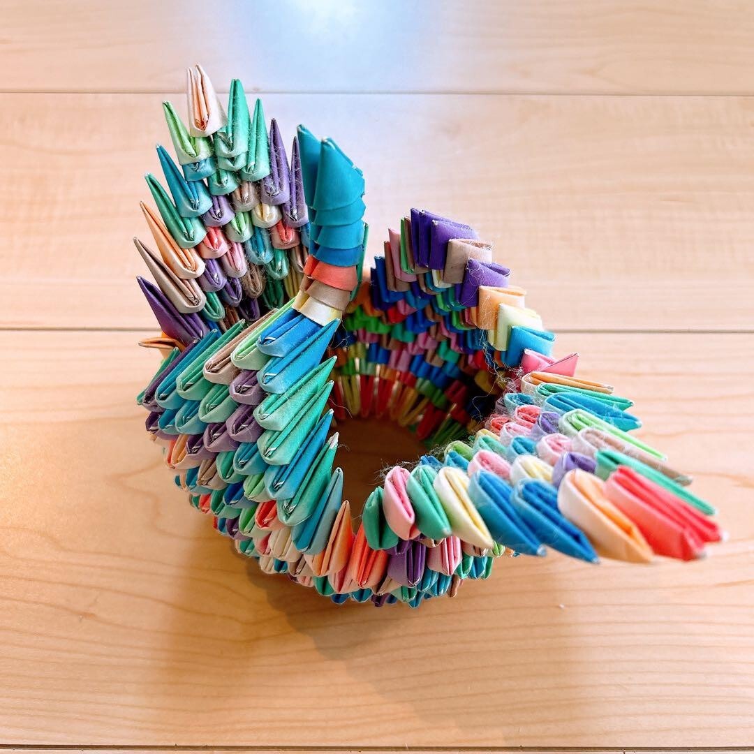 3d Origami Origami Paper Animal 3D Origami Folding Paper Children Day