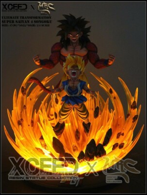 Dragon ball Gt Xceed 1/4 Resin statue Super Saiyan 4 Goku And Kid