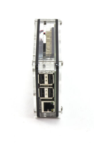 Zebra Virtue Case ~Black Ice~ for Raspberry Pi 4, 3, B and B+ with Fan - Picture 4 of 7