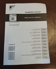 Daikin Operation and Installation Manual for Air Con