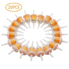 20pcs Motor Inline Gas Oil Fuel Filter Small Engine For 14 516 Line Us