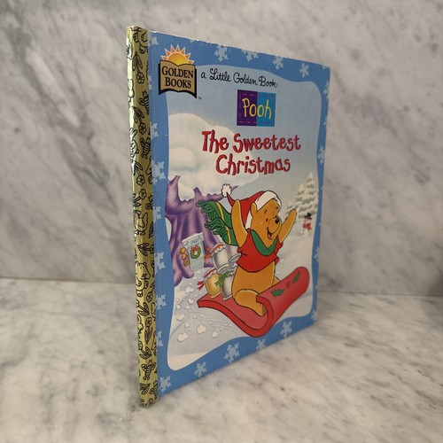 Winnie Puuh The Sweetest Christmas 1998 Little Golden Book SCHEINT UNGELESEN - Bild 2 von 11