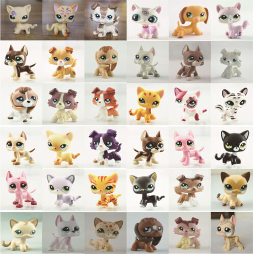 5Pcs littlest pet shop toys old lps dogs cute puppy #252 #1751