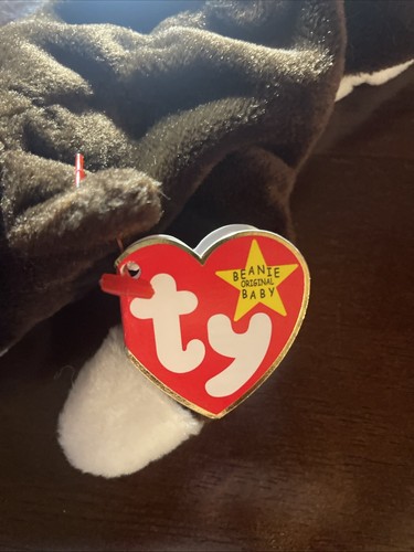 RARE RETIRED ORIGINAL TY BEANIE BABY BRUNO DOG 1997 TAG ERRORS PVC PELLETS - Picture 2 of 6