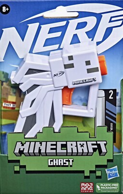 NEW Hasbro F4421 Nerf MicroShots Minecraft GHAST Mini Blaster Gun