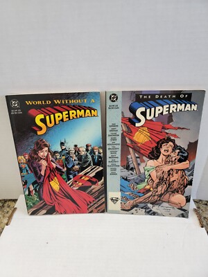 The Death of Superman/World Without A Superman (DC Comics, 1993) First Printing