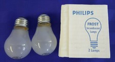 x24 PHILIPS 2/PK 15A15 15W 120/130V Appliance Lamp Bulb Frost - NEW