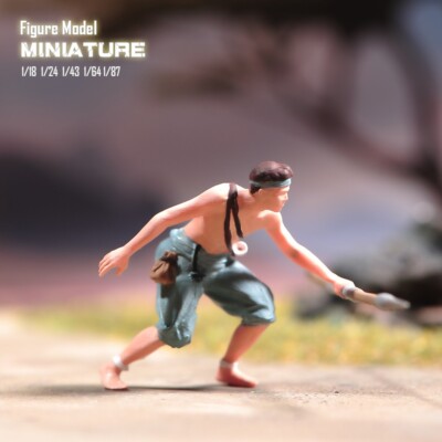 ANT 1/64 Primitive Man No.3 Painted Doll Figure Mini Diorama Miniature Toy Anime