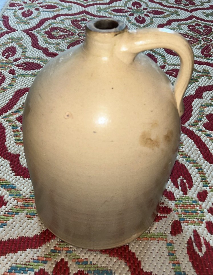 Antique LYONS STONEWORKS Stoneware Co 2 Athens NY Two Gallon Primitive