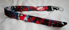 Marvel Spider-man multiple poses  Spiders Lanyard ID Holder Keychain-Brand New 