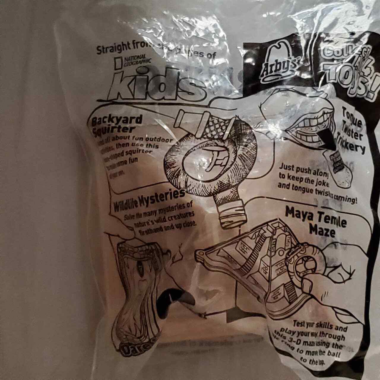 2003 Arby's National Geographic Kids Maya Temple Maze New in Package