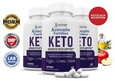 Keto Calm ACV Pills 1275 MG Stronger Than Gummies Keto Support 3 Bottles