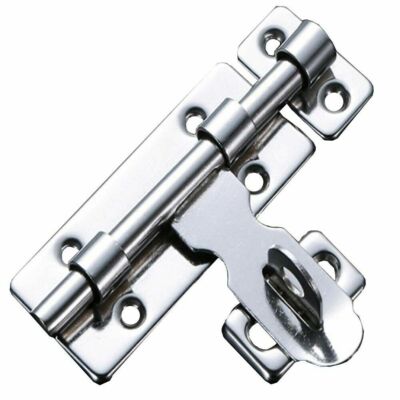 Slide Bolt Gate Latch Safety Door Lock With Padlock At Susan Villanueva Blog