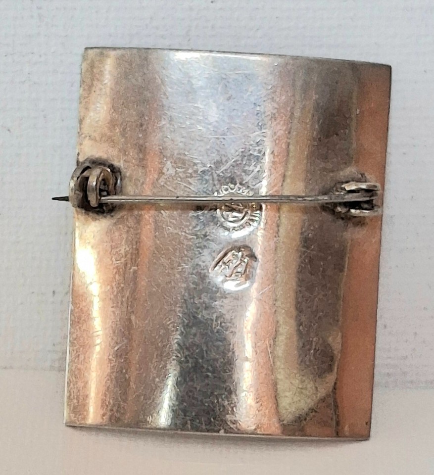 VINTAGE TAXCO 925 CARVED AMETHYST AZTEC MASK STERLING SILVER BROOCH eBay