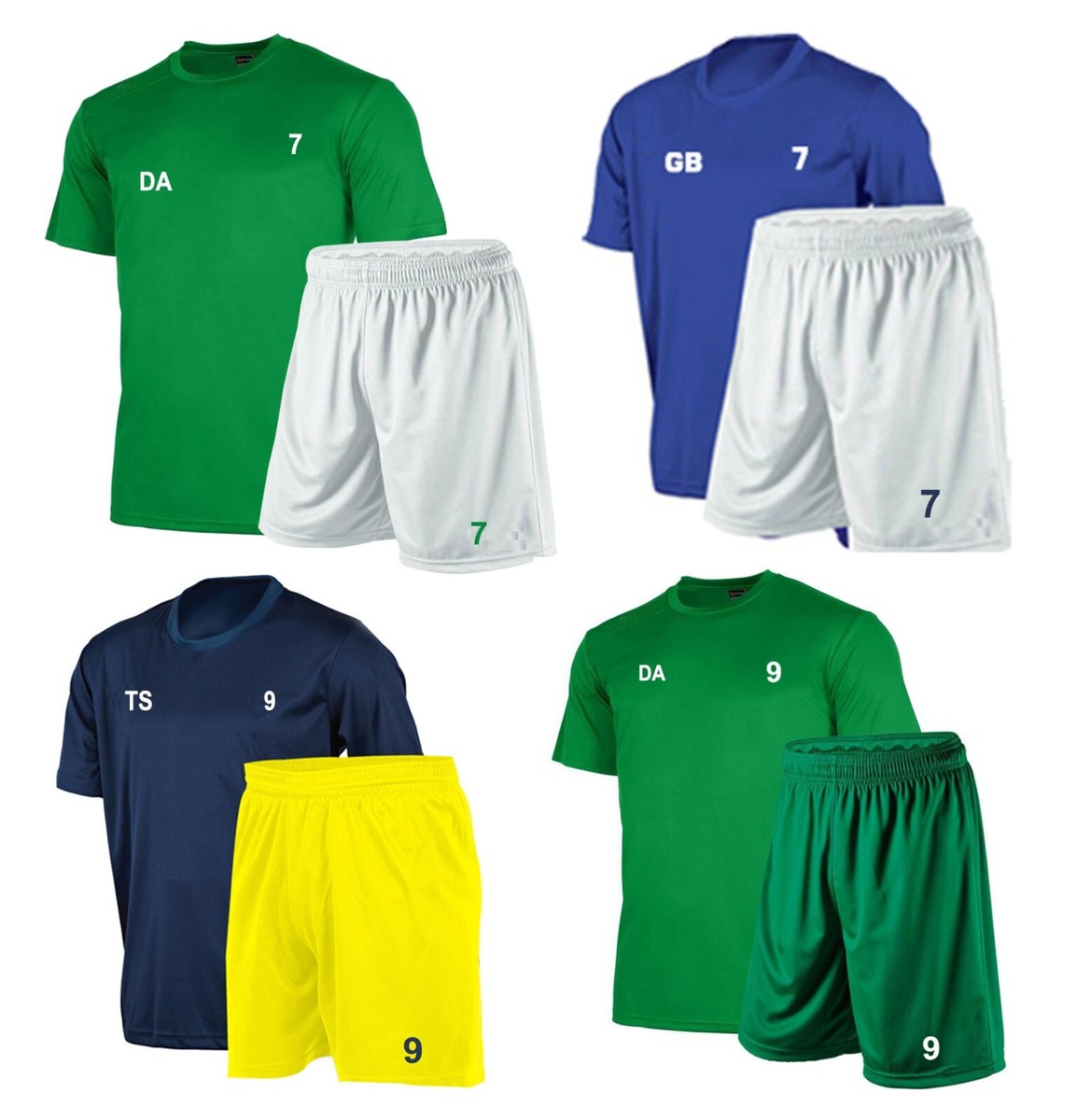 Personalised Kids/Juniors/Boys Football Kits Boys Soccer Training(Shirt  Short)