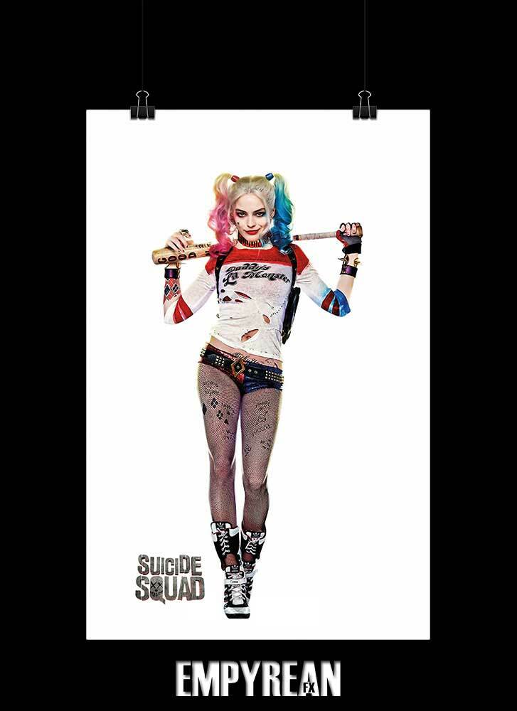 Suicide Squad Harley Quinn Margot Robbie Poster Art Print | eBay