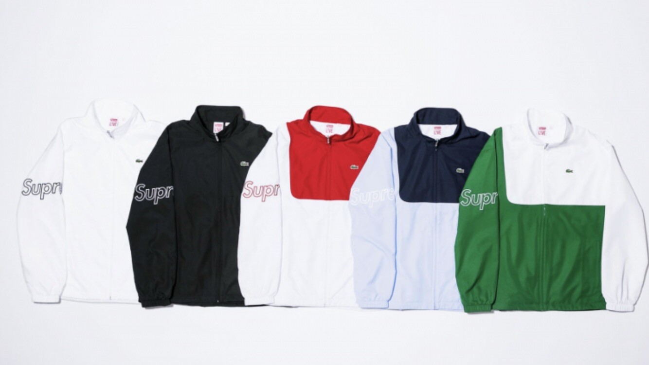 Supreme Lacoste Black Track Jacket SS17!! Size Medium!!BNWT!!D/S Extremely Rare! image 3