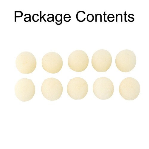 10 pz Copriparabrezza in schiuma microfono per cuffie da gioco microfono indossato beige - Foto 8 di 16