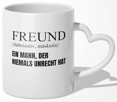 Freund Geschenk Jahrestag Tasse für Ihn Valentinstag Männer 1 Jahr Weihnachten