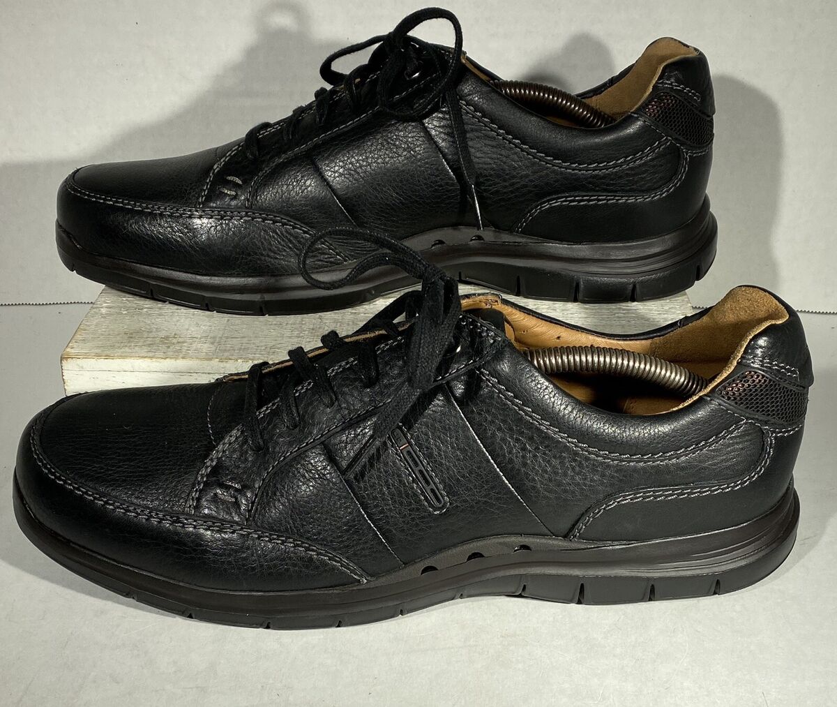 CLARKS UNstructured “HOMMES” Men's Size 13 M Leather Black CLARKS UNstructured “HOMMES” Men's Size 13 M Leather Black