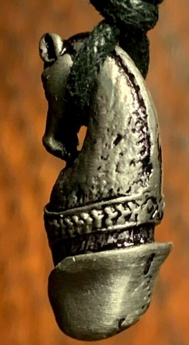 Fruchtbarkeit Thai Pferd Amulett Silber Farbe Zinn Charm Halskette Anhänger Schmuck - Bild 2 von 2