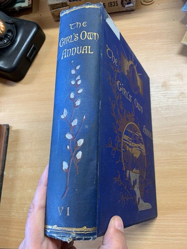 1884-1885 "THE GIRL'S OWN ANNUAL" VOL 6 ILLUSTRATED 2kg HARDBACK BOOK (EV3) - Imagen 2 de 24