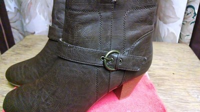 ladies cushion walk ankle boots