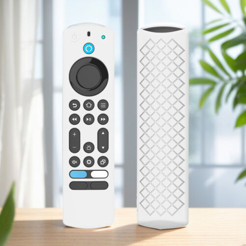 Custodia telecomando vocale in silicone con nastro portante per telecomando vocale Fire TV Alexa - Foto 1 di 9