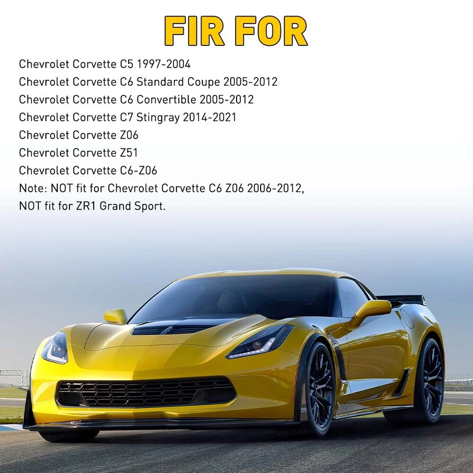 Juego de 4 piezas de almohadillas elevadoras de goma para Chevrolet Corvette C5 1997-2004 Foto 2 de 4