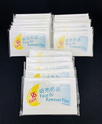 x20 Packs - Face Oil Control Absorbing Blotting Sheets Japan Blue Film Not Paper