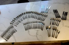 77 Flight Reliance Oneida Stainless Flatware Silverware Set Vietnam USA & Mexico