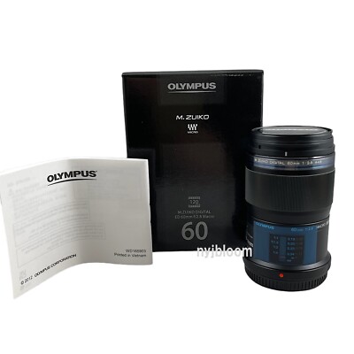 New OLYMPUS M.Zuiko Digital ED 60mm f/2.8 Macro Lens Micro Four