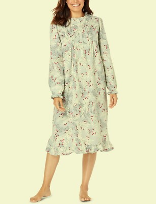 Only Necessities Plus Size Pearl Grey Cotton Flannel Print Short