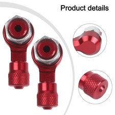 Paire de tiges de valve de pneu moto alliage d'aluminium léger remplacement