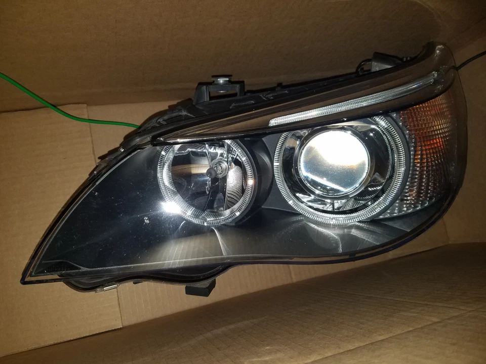 2004 2005 2006 2007 BMW 525I 530I 545I 550I M5 DRIVER LEFT XENON HEADLIGHT - Image 4 of 4