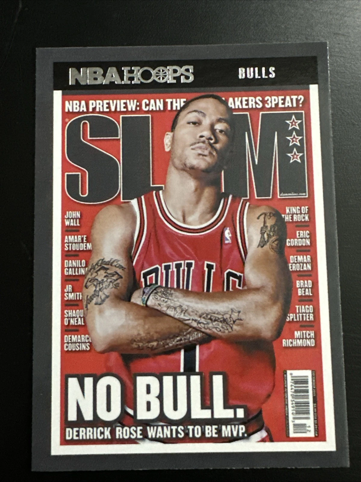 Derrick Rose trading card
