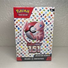 Pokémon Scarlet & Violet 151 Booster Bundle Box 6 Packs Mew 2023 English