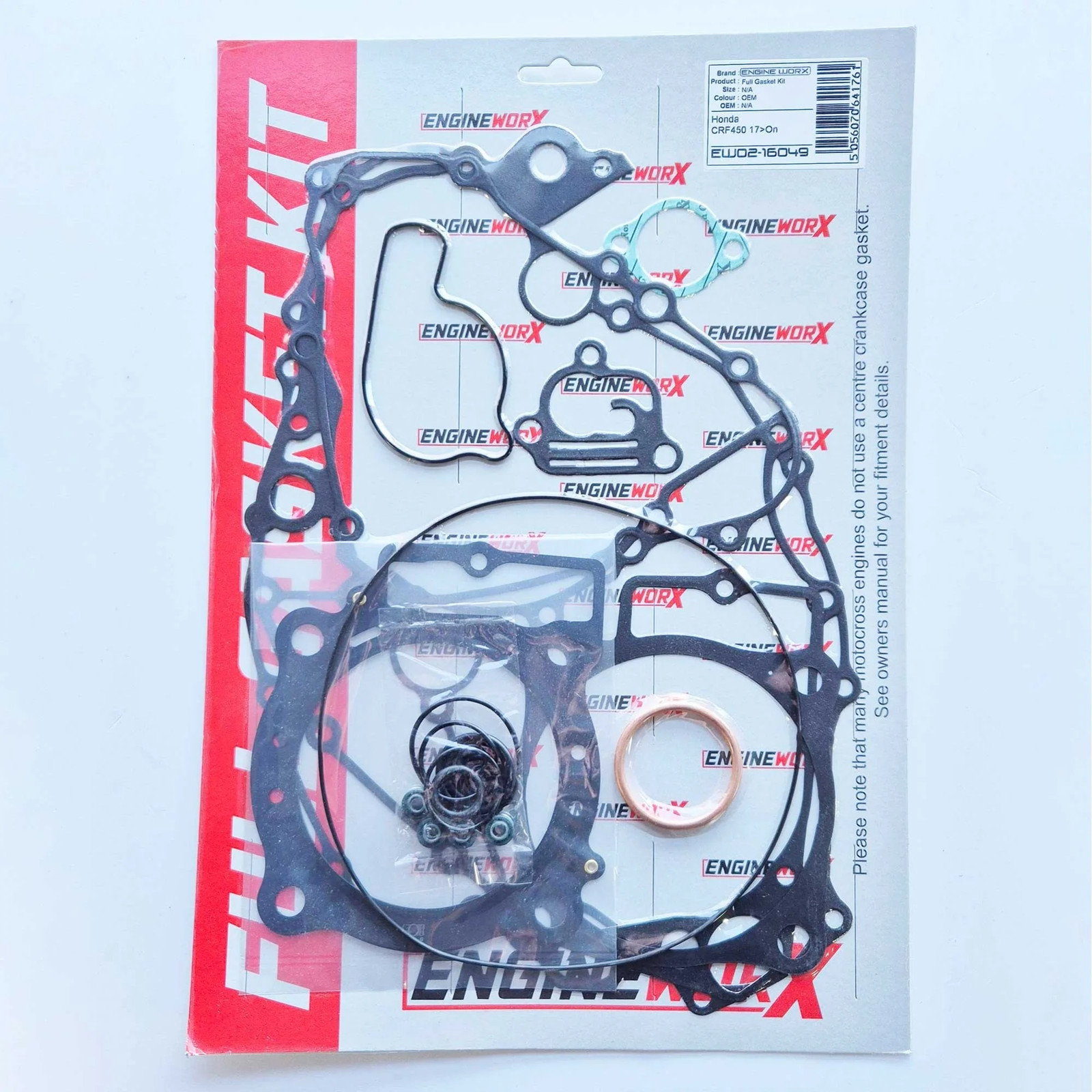 EngineWorx - Full Gasket Kit - Honda CRF450R 17-18, CRF450RX 17-18