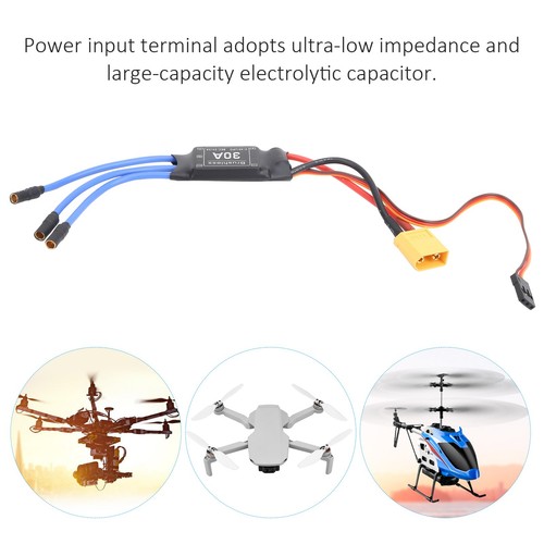 30A Brushless ESC XT60 Electronic Speed Controller For RC Remote Control EOB - Picture 10 of 12