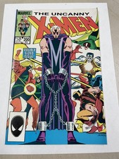 UNCANNY X-MEN 200 CASI COMO NUEVO COPIA SIN LEER 1985 MARVEL COMICS Trial of Magneto