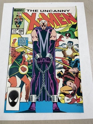 UNCANNY X-MEN 200 NEAR MINT UNREAD COPY 1985 MARVEL COMICS Trial of Magneto