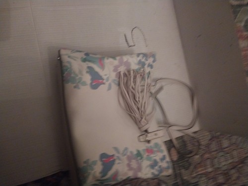 Calvin Klein Multicolor Printed Floral East/West White Tote Handbag Purse Women - Picture 11 of 16