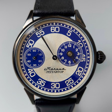 Vintage Watch Marriage Regulateur Soviet Mechanical Men's Wristwatch Serviced