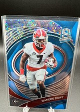 2022 Panini Chronicles Draft Picks-Spectra D'Andre Swift #59 Neon Blue Prizm /99