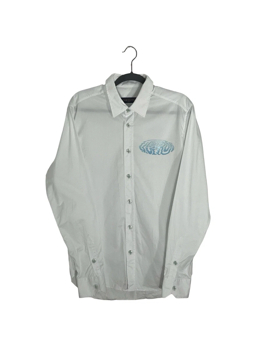 Louis Vuitton Cotton Long Sleeve Casual Button-Down Shirts for Men